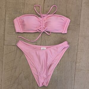 wild fable Light Pink Bikini Set